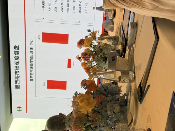 2026年第一季度墨西哥市场同比增速