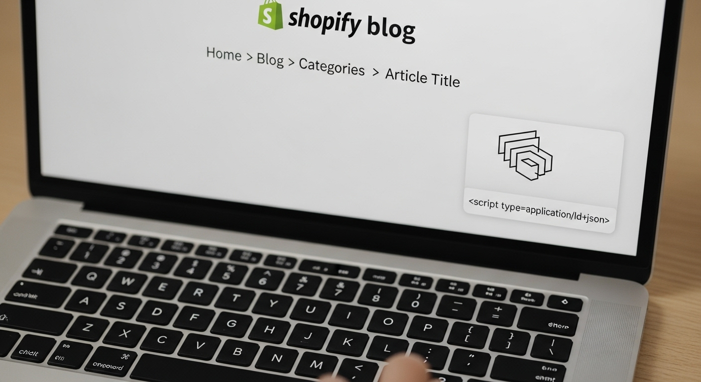 为Shopify的Blog页面添加面包屑导航和配套的面包屑结构化数据