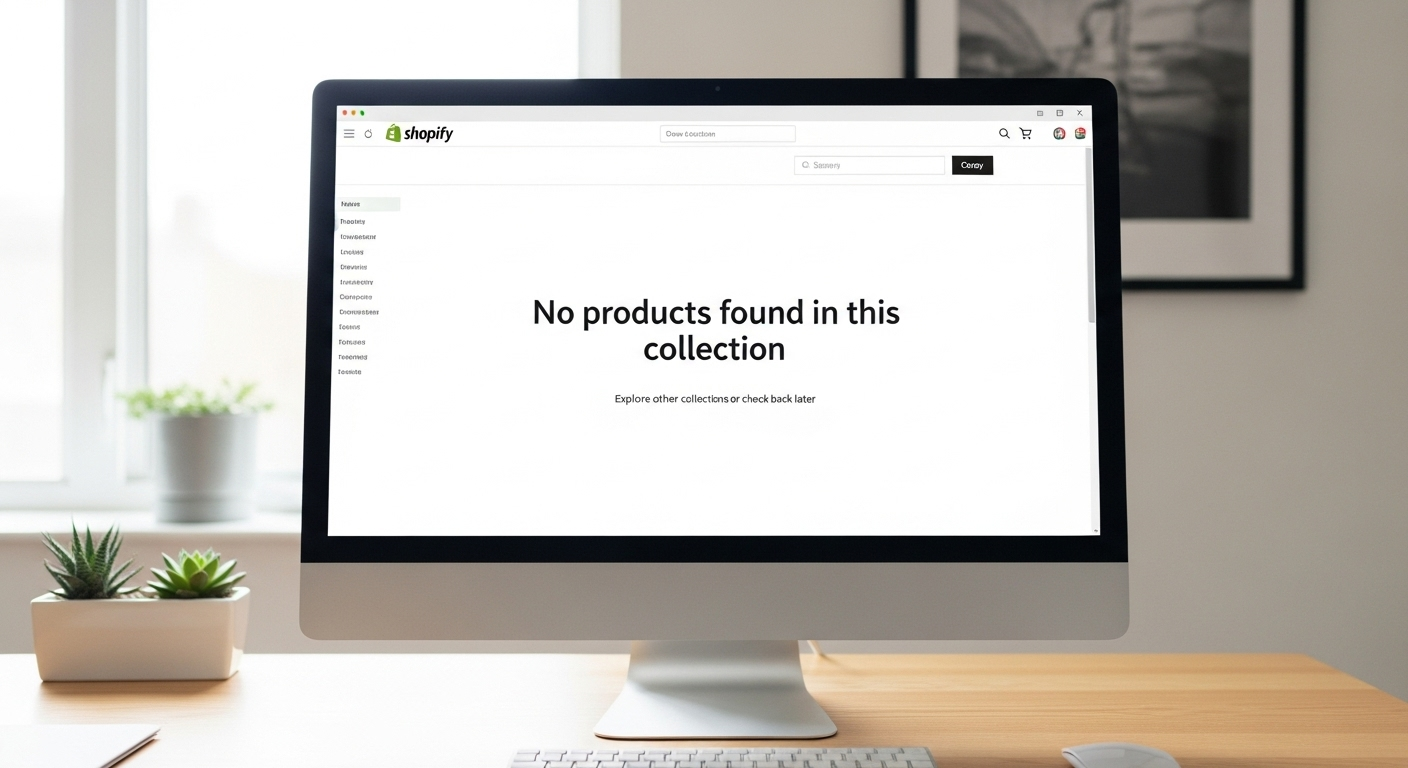 Shopify集合页没有产品时的SEO优化处理