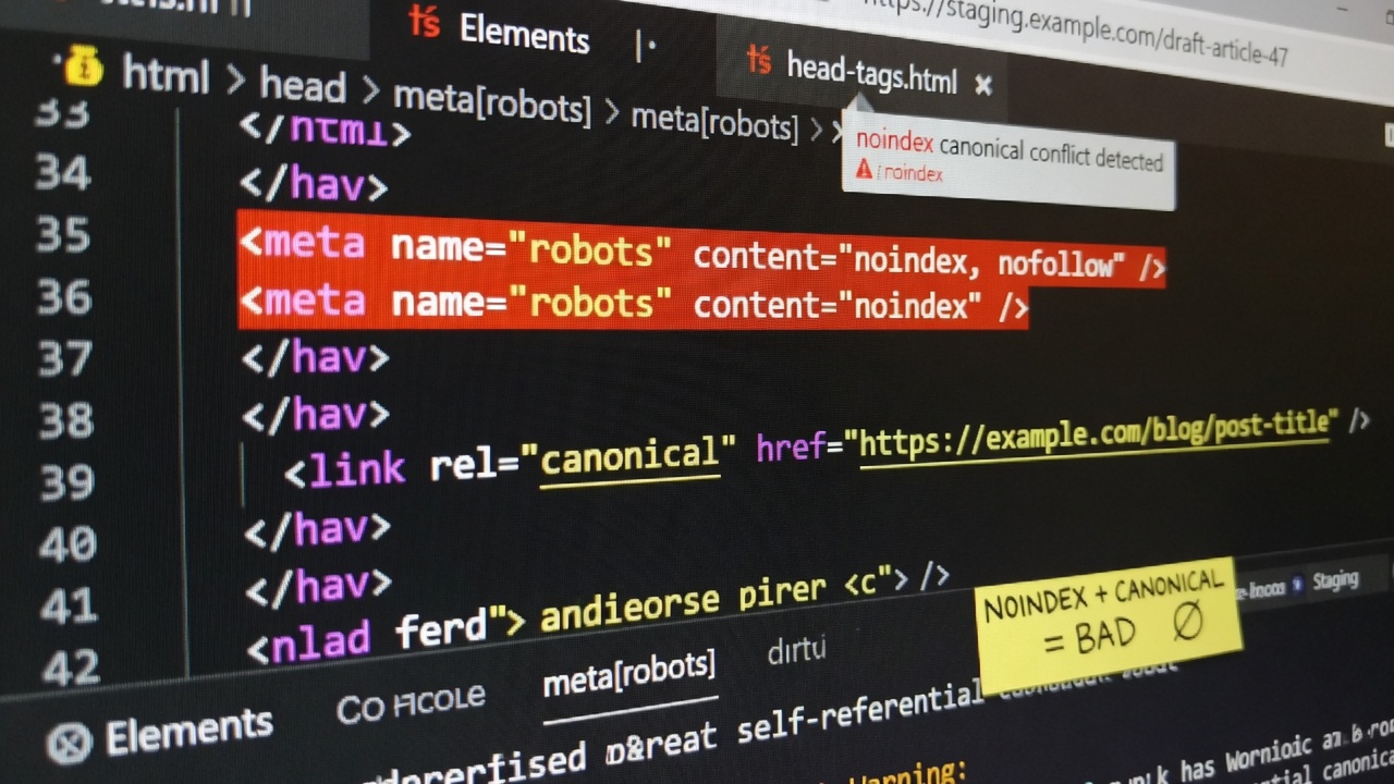 重复页面设了noindex还要加Canonical吗？深度解析正确做法