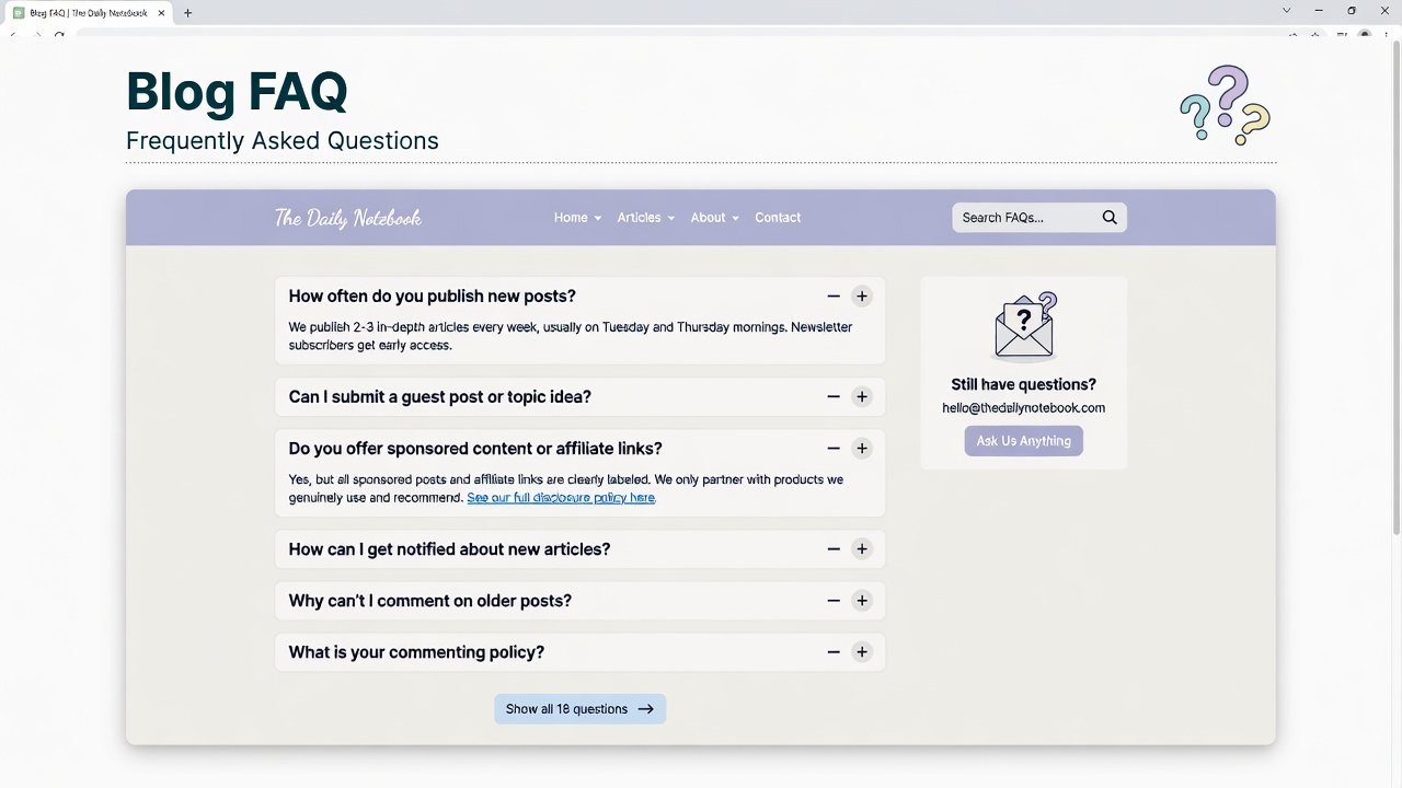 Blog文章FAQ段落写作指南：抢占精选摘要与AI引用的实战方法