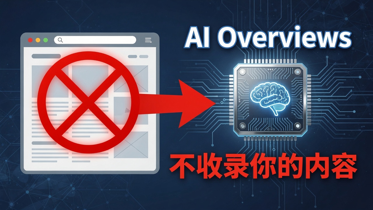AI Overviews不收录你的内容？5个原因和破解方法