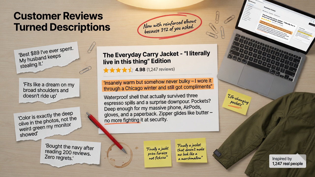 用AI把用户评论变成高转化产品描述的完整实操指南